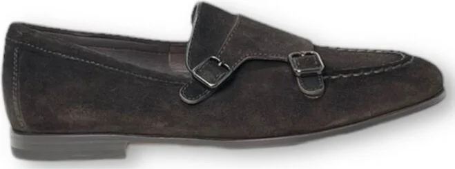 Santoni Double-Buckle Loafers