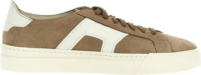 Santoni Double Buckle Low-Top Sneakers