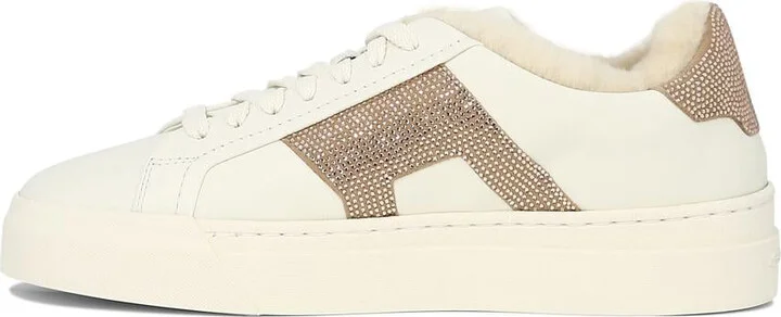 Santoni "Double Buckle" Rhinestone-Embellished Sneakers - Image 3