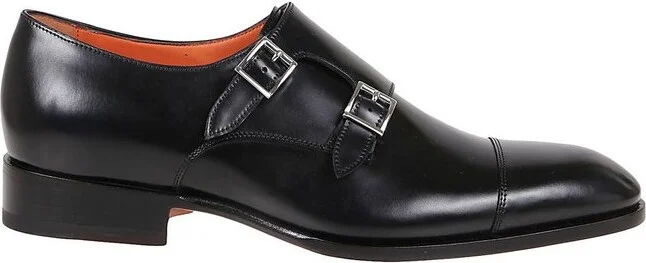Santoni Double Buckle Shoes