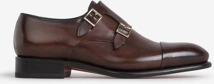 Santoni Double Buckle Shoes