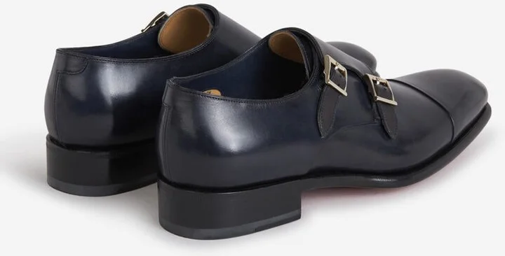 Santoni Double Buckle Shoes