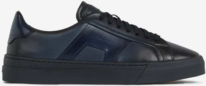 Santoni Double Buckle Sneakers
