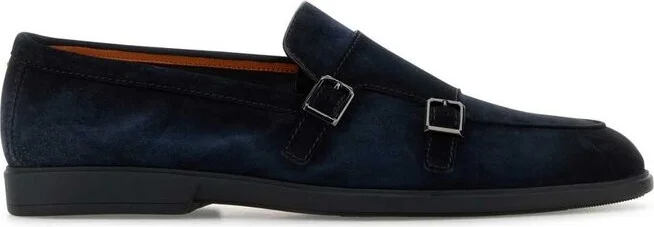 Santoni Double Monk Strap Loafers