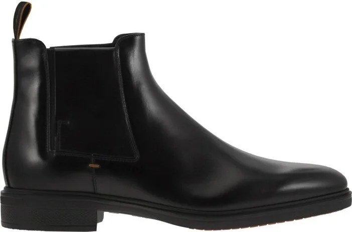 Santoni Easy Almond Toe Ankle Boots