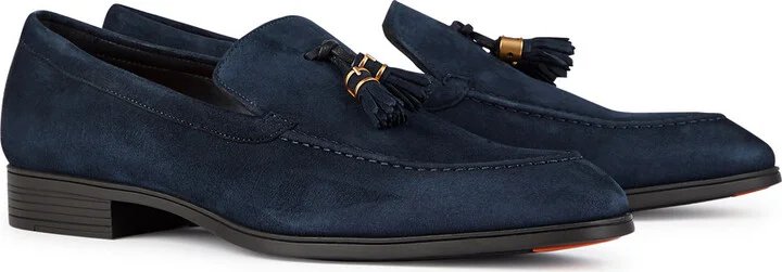 Santoni Gonzales Suede Loafers - Image 2