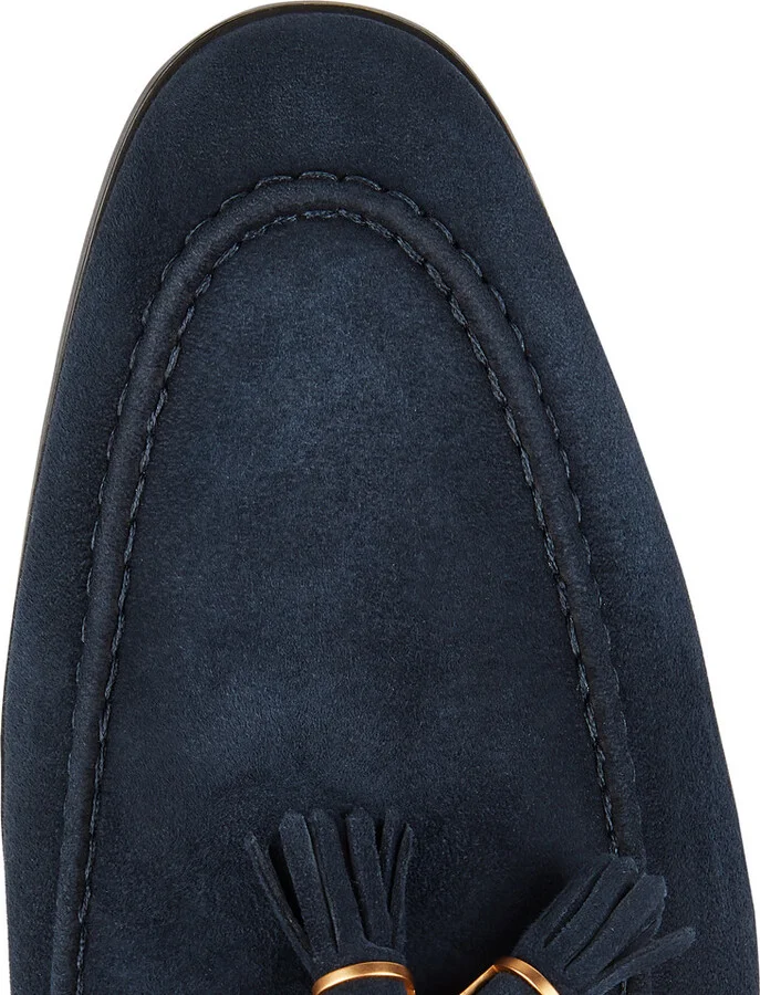 Santoni Gonzales Suede Loafers - Image 4
