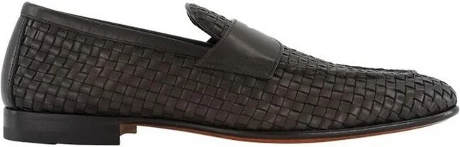 Santoni Gwendal Interwoven Loafers