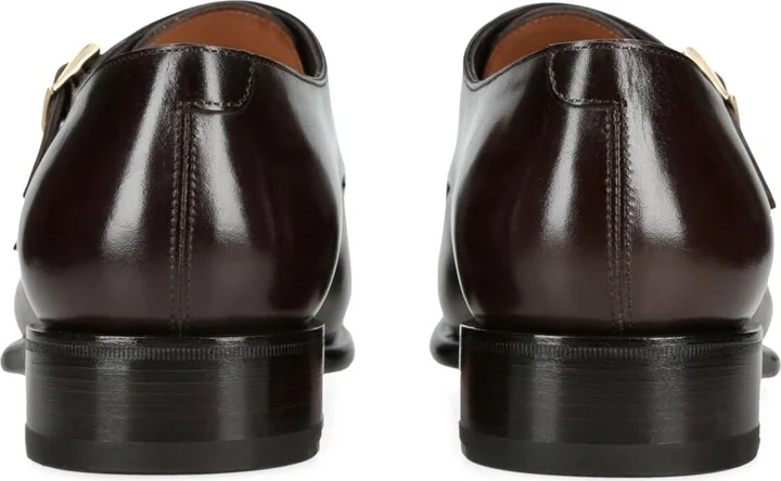 Santoni Leather Carter Monk Shoes - Image 2