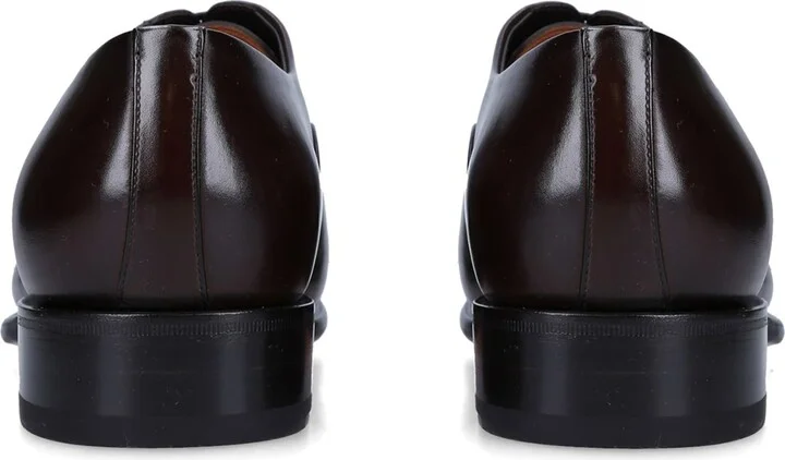 Santoni Leather Carter Oxford Shoes - Image 2