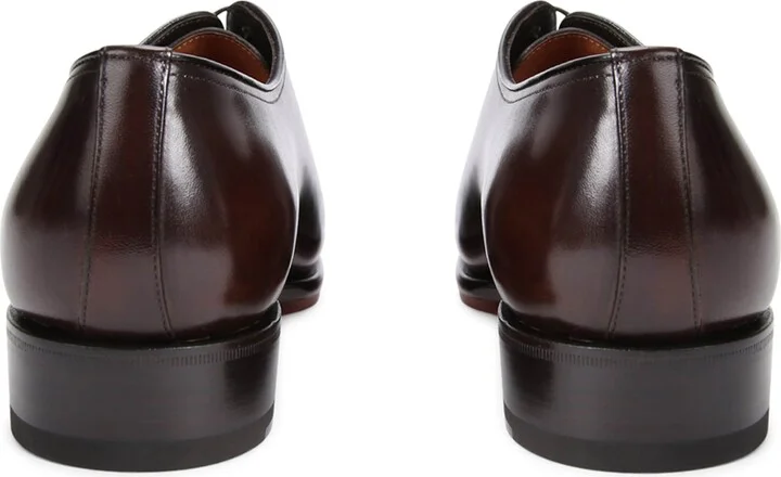 Santoni Leather Carter Oxford Shoes - Image 2