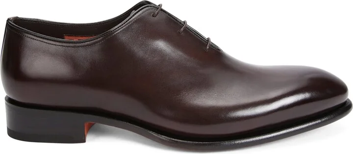 Santoni Leather Carter Oxford Shoes - Image 3