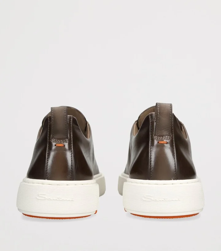 Santoni Leather Clean Icon Sneakers - Image 2