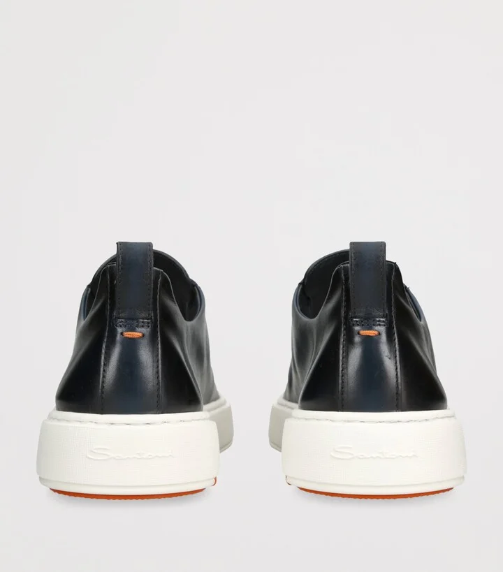 Santoni Leather Clean Icon Sneakers - Image 2