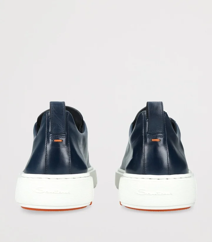 Santoni Leather Clean Icon Victory Sneakers - Image 2