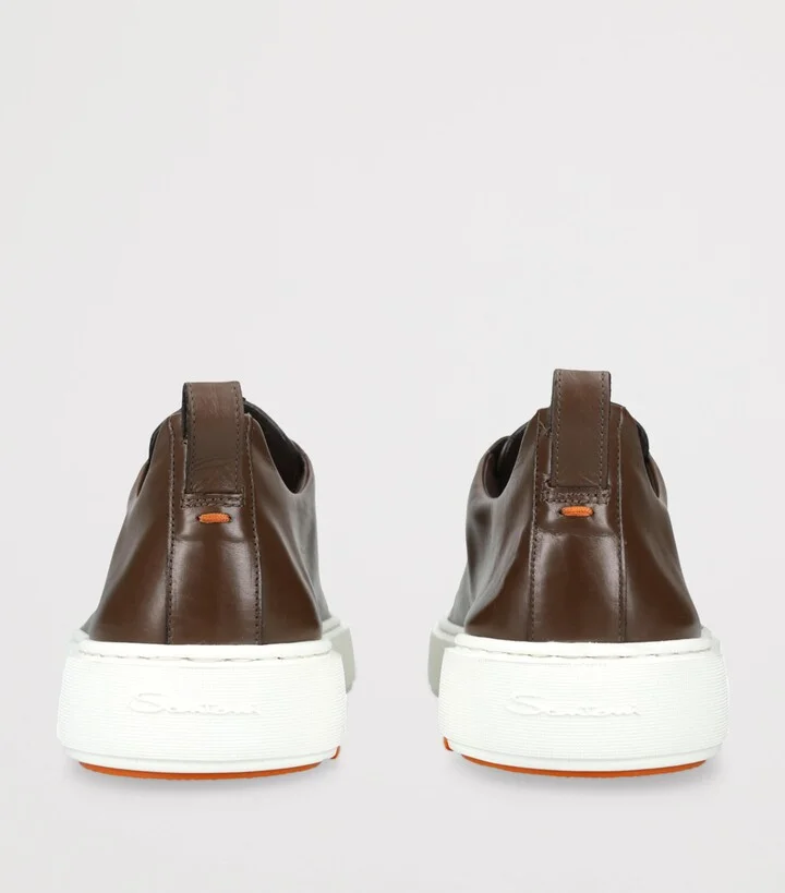 Santoni Leather Clean Icon Victory Sneakers - Image 2