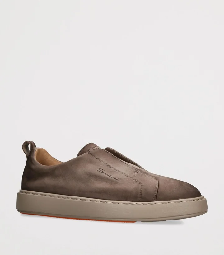 Santoni Leather Clean Icon Victory Sneakers - Image 3