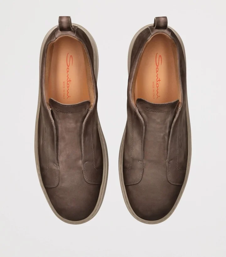 Santoni Leather Clean Icon Victory Sneakers - Image 4