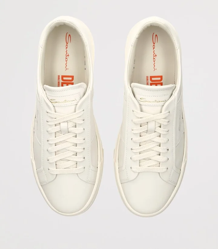 Santoni Leather Dbs Sneakers - Image 4