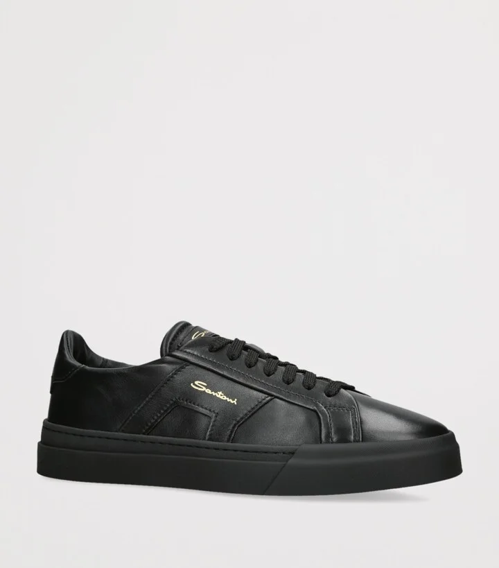 Santoni Leather Dbs Sneakers - Image 3