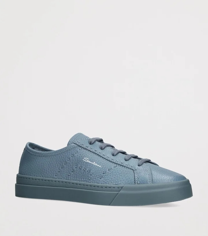 Santoni Leather Dbs Sneakers - Image 3