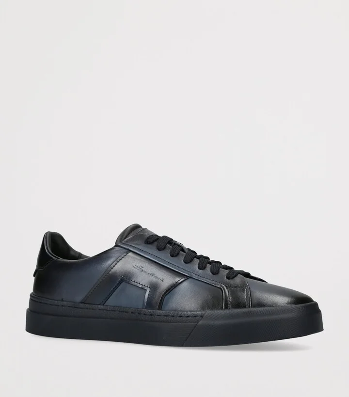 Santoni Leather Dbs Sneakers - Image 3