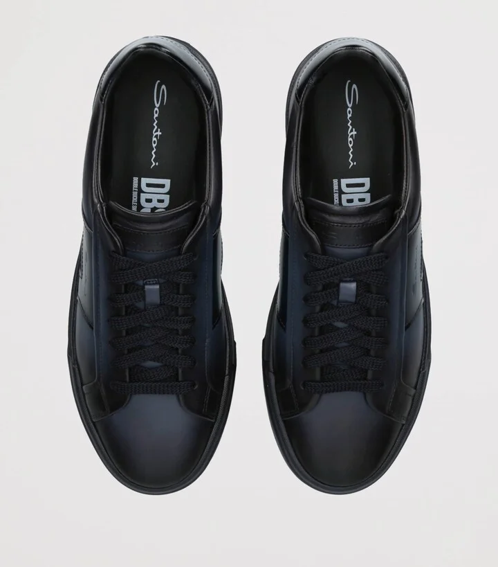 Santoni Leather Dbs Sneakers - Image 4