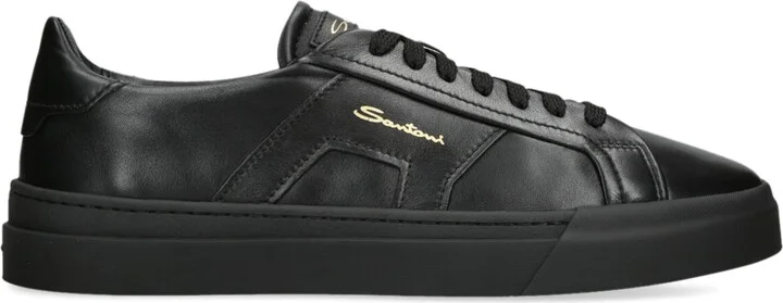 Santoni Leather Dbs Sneakers