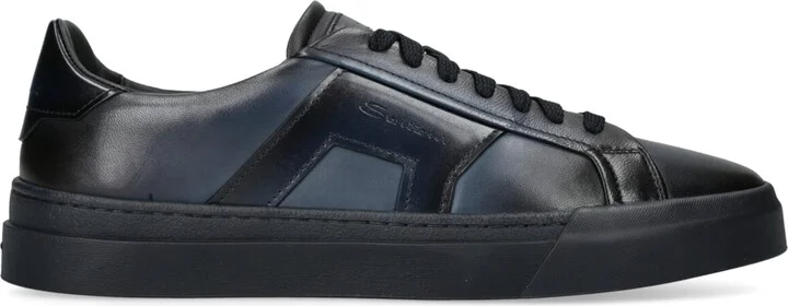 Santoni Leather Dbs Sneakers