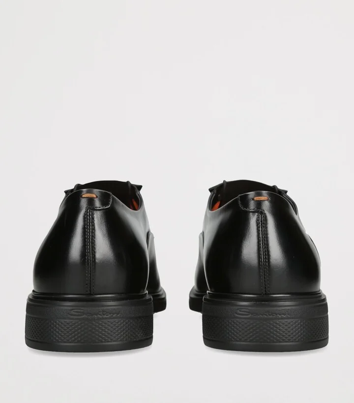 Santoni Leather Easy Oxford Shoes - Image 2