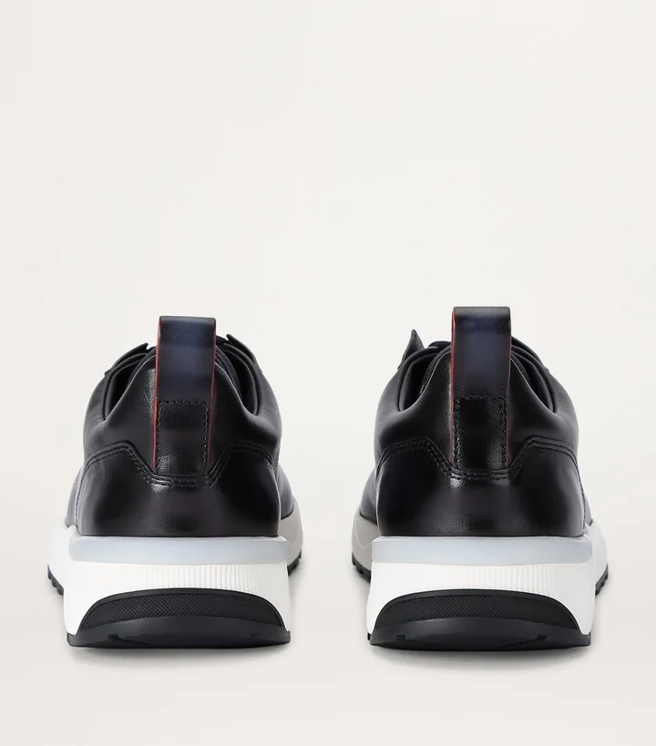 Santoni Leather Innova Sneakers - Image 2