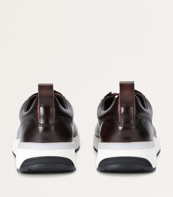 Santoni Leather Innova Sneakers - Image 2