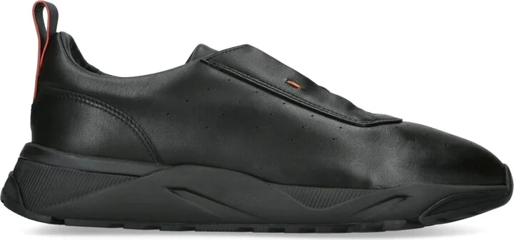 Santoni Leather Innova Sneakers