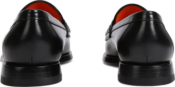 Santoni Leather Penny Loafers - Image 2