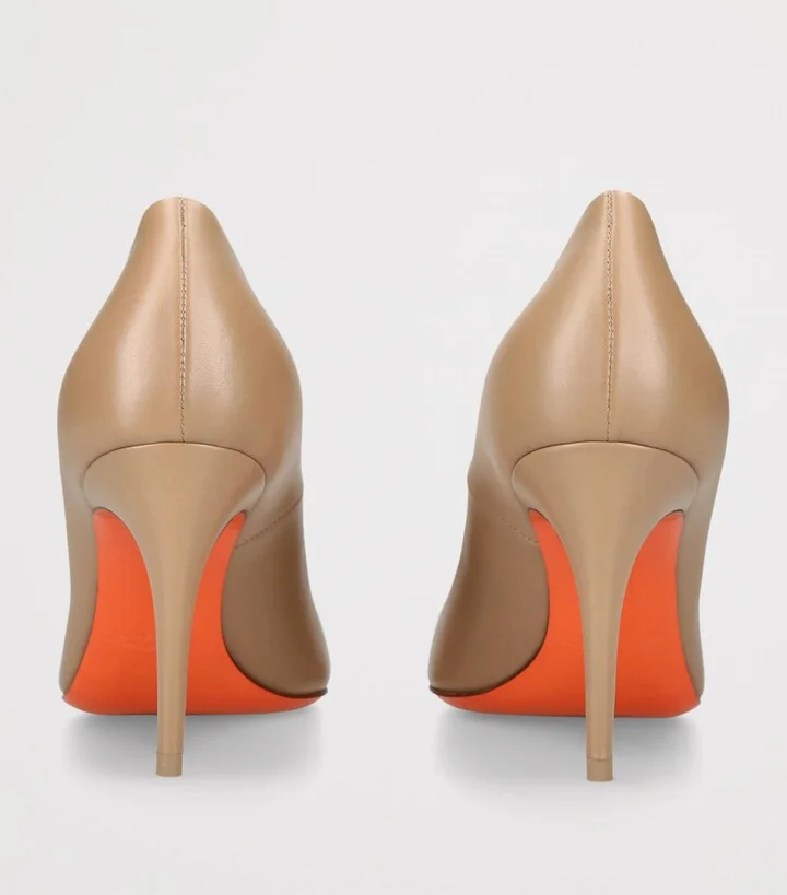 Santoni Leather Sibille Pumps 85 - Image 2