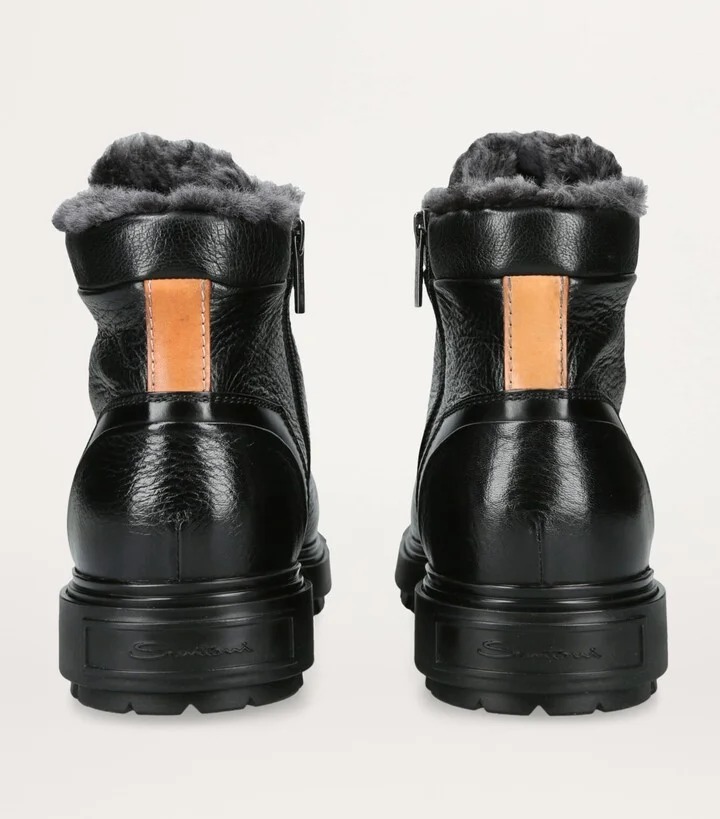 Santoni Leather St. Moritz Hiking Boots - Image 2