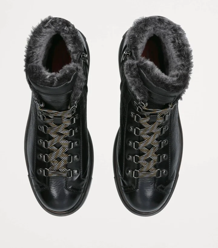 Santoni Leather St. Moritz Hiking Boots - Image 4