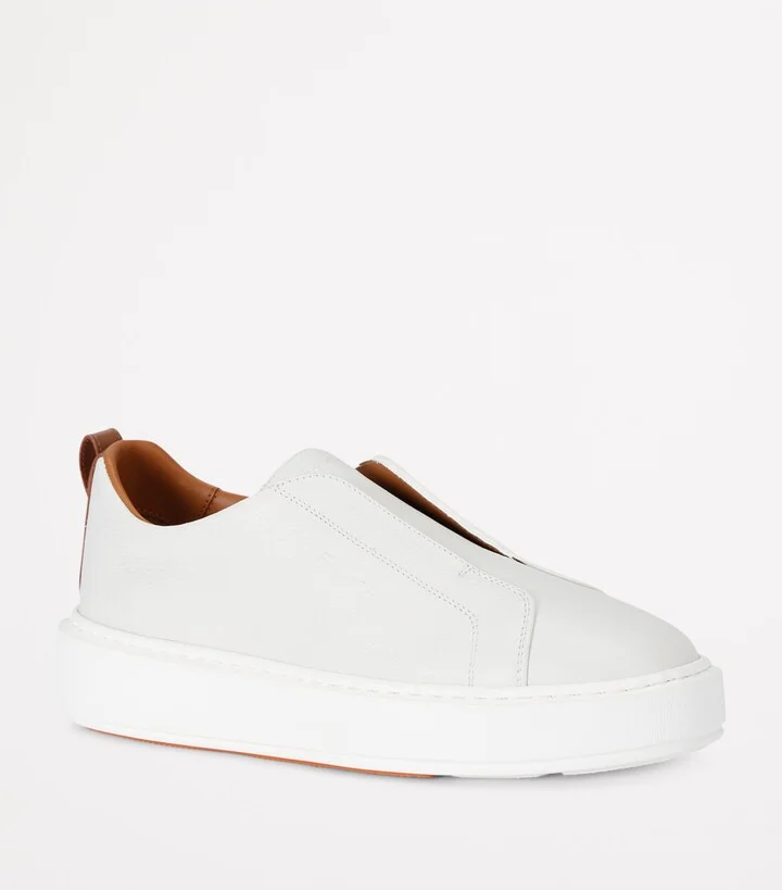 Santoni Leather Victory Sneakers - Image 3