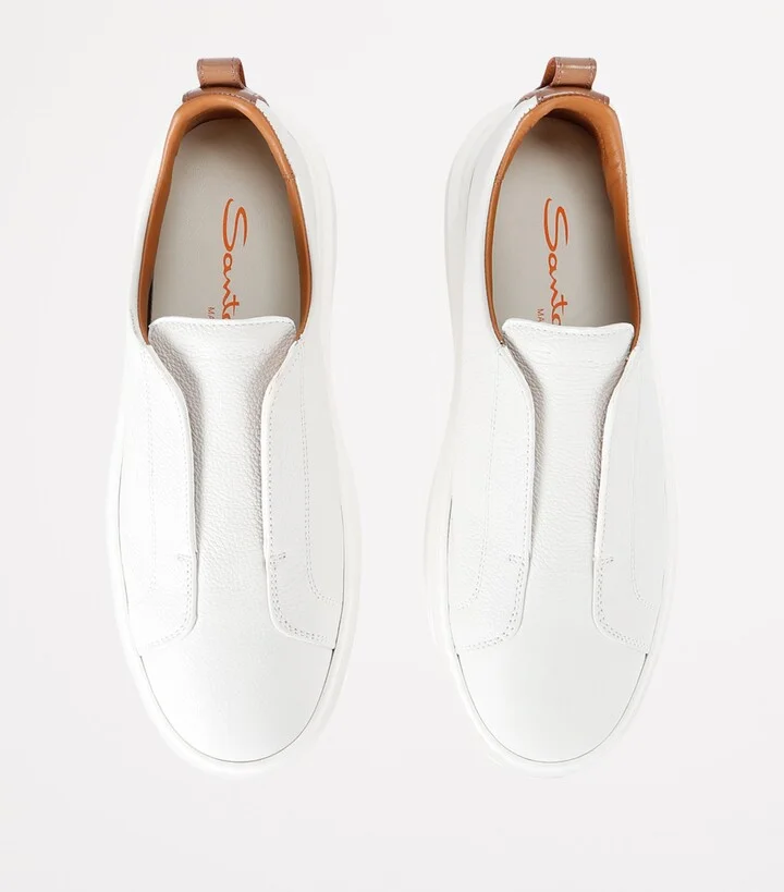 Santoni Leather Victory Sneakers - Image 4