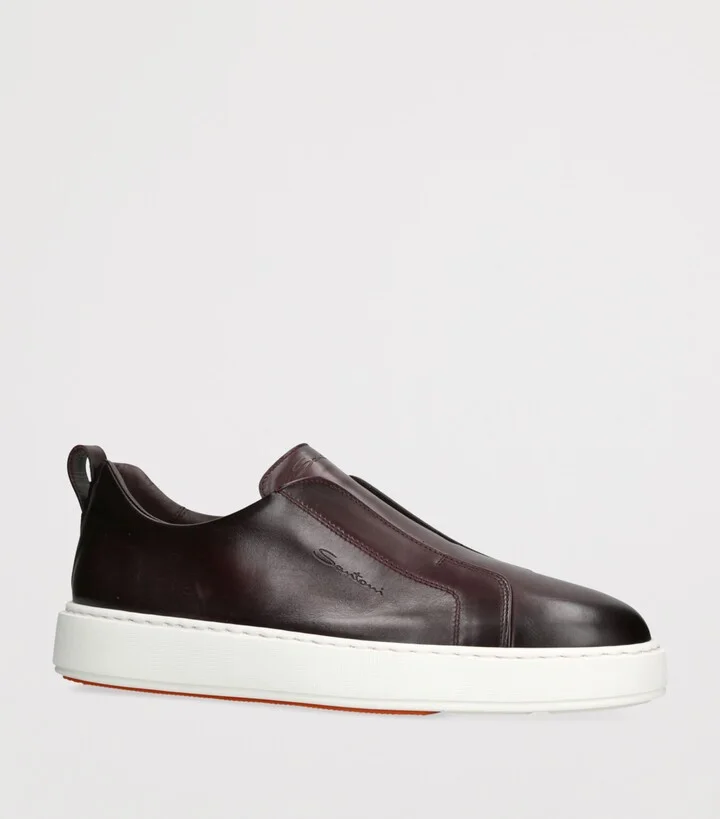 Santoni Leather Victory Sneakers - Image 3
