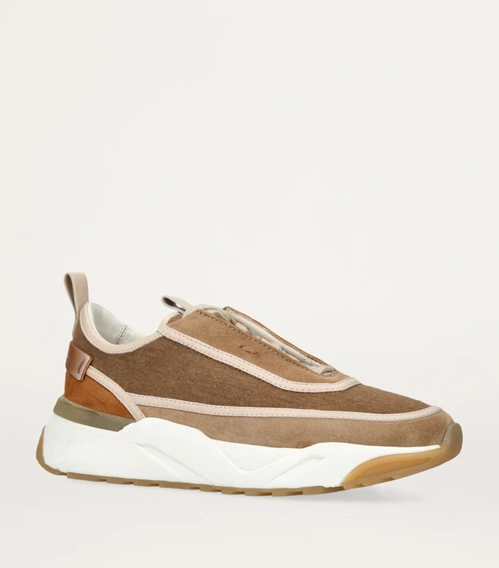 Santoni Leather Yoko Slip-On Sneakers - Image 3