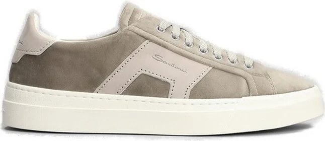 Santoni Logo-Debossed Low-Top Sneakers