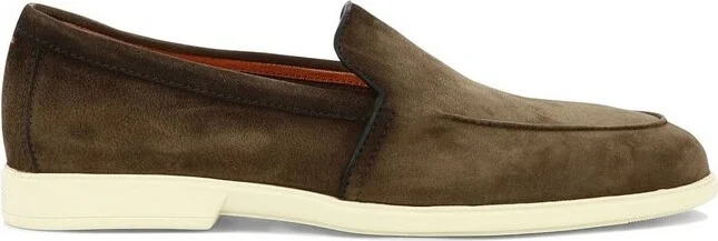 Santoni Malibu Almond Toe Loafers