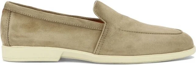 Santoni Malibu Almond Toe Loafers