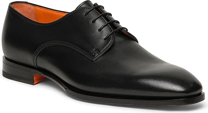 Santoni Men's Adrian Plain Toe Dress Shoes
