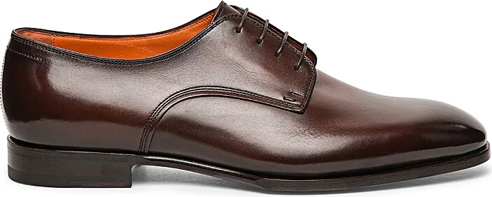 Santoni Men's Adrian Plain Toe Dress Shoes