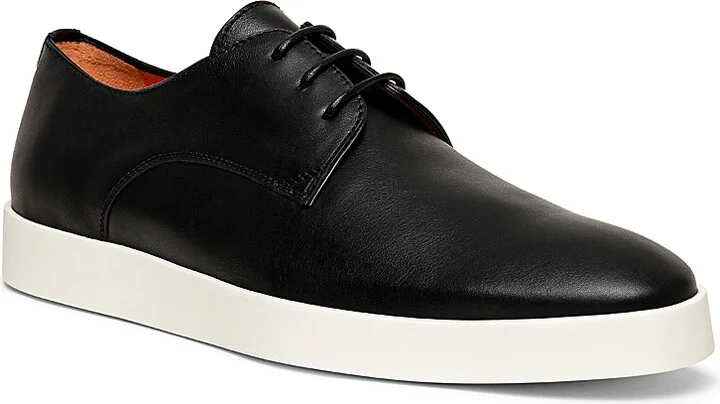 Santoni Men's Atlantis Lace Up Plain Toe Dress Shoes