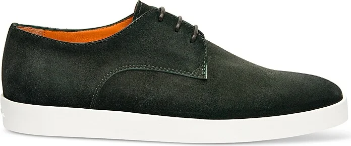 Santoni Men's Atlantis Lace Up Plain Toe Dress Shoes