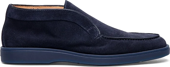 Santoni Men's Detroit Laceless Slip On Chukka Boots