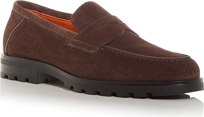 Santoni Men's Detroit Slip On Penny Loafers